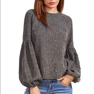 Grey sweater shirt